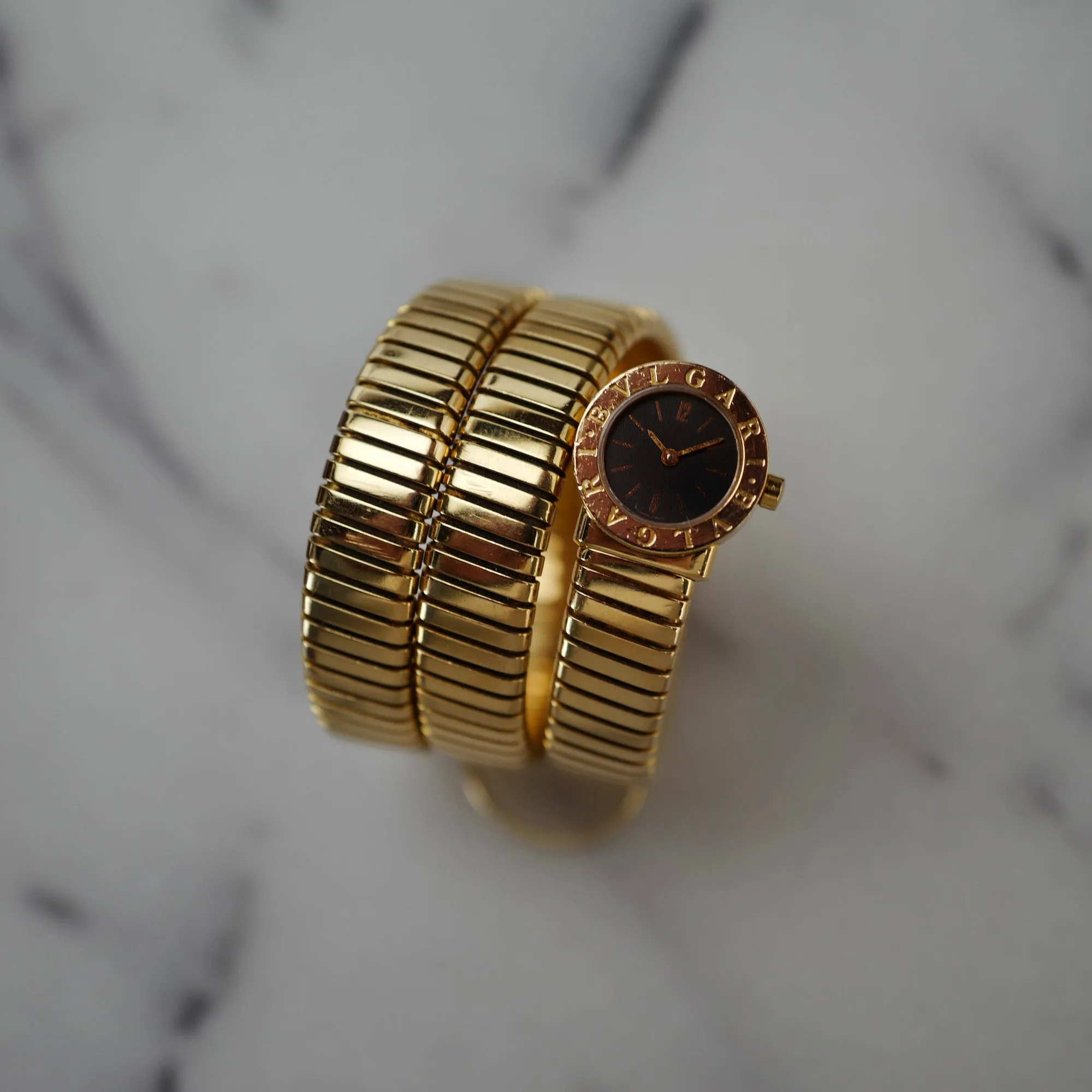 Bulgari Yellow Gold Serpenti Watch Ref. BB191T (New Arrival)