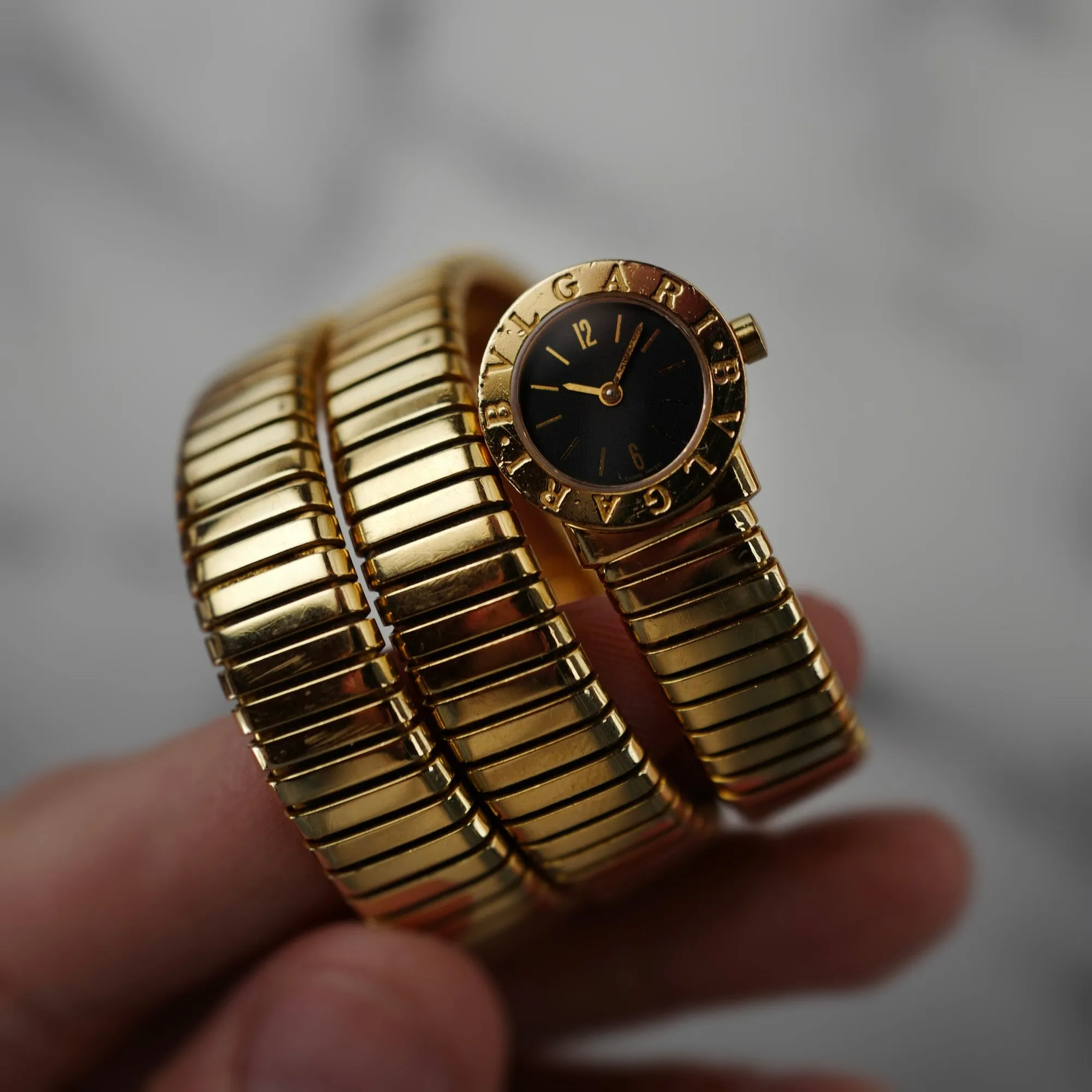 Bulgari Yellow Gold Serpenti Watch Ref. BB191T (New Arrival)