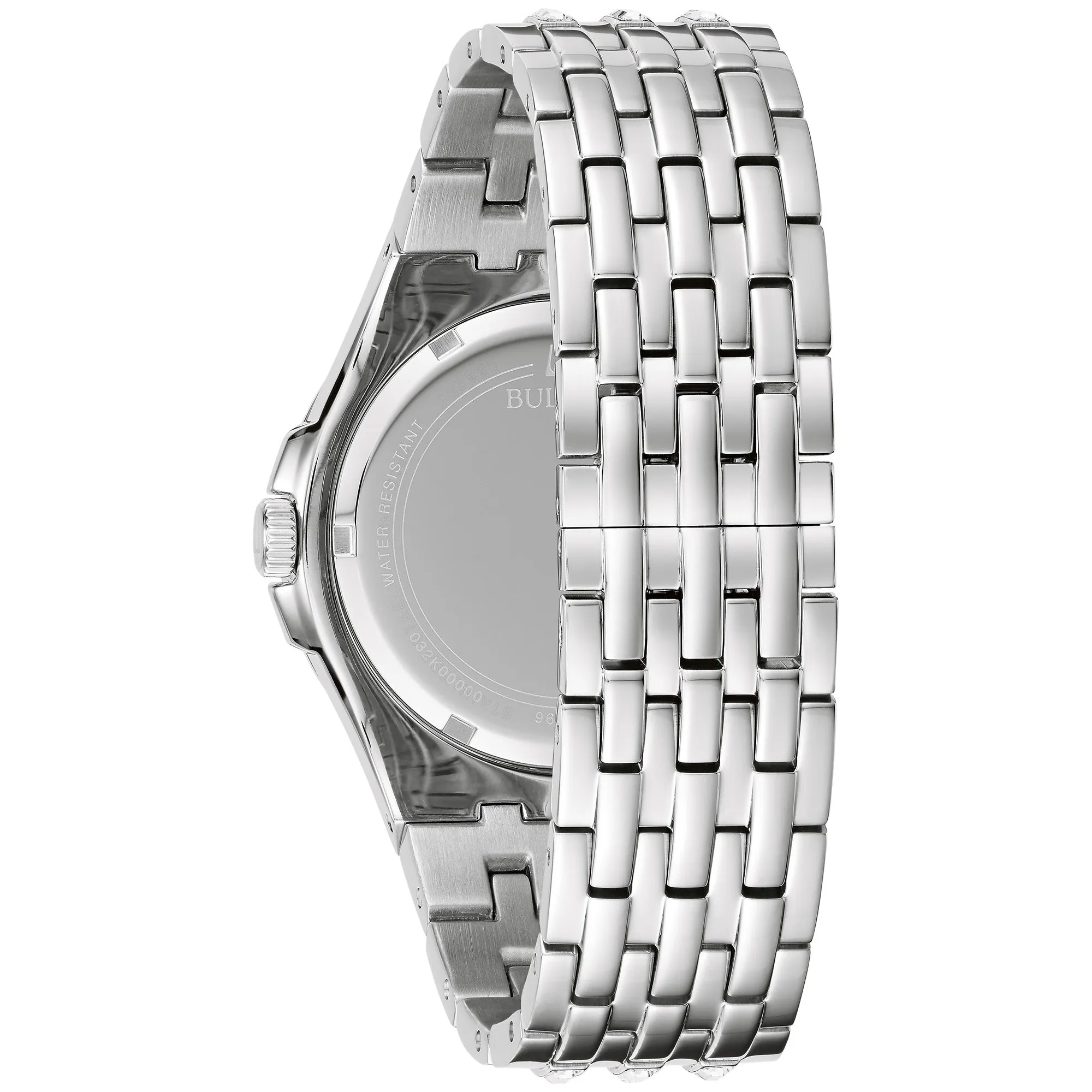 Bulova Dress/Classic Crystal Mens Watch Stainless Steel