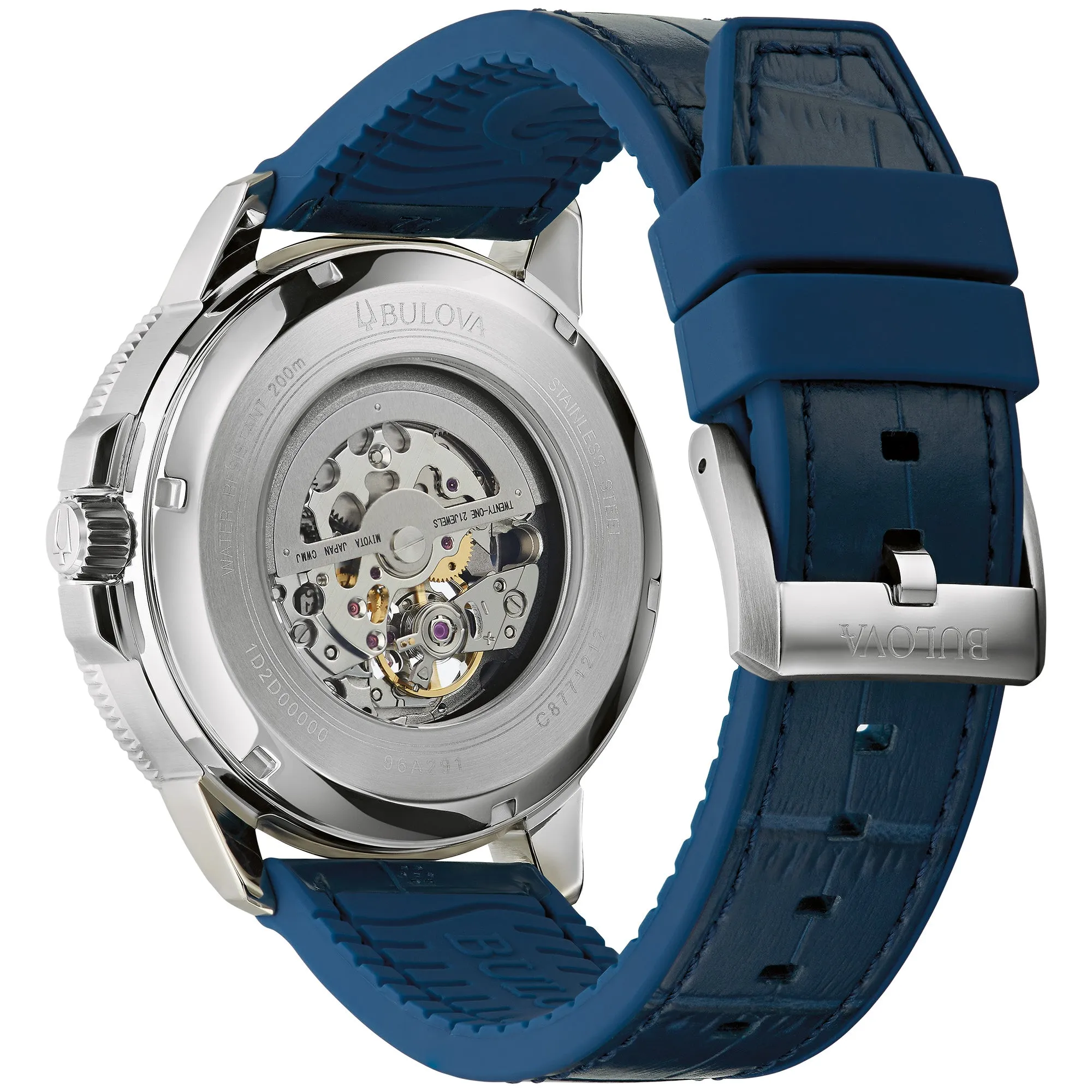 Bulova Performance Marine Star Mens Watch Stainless Steel