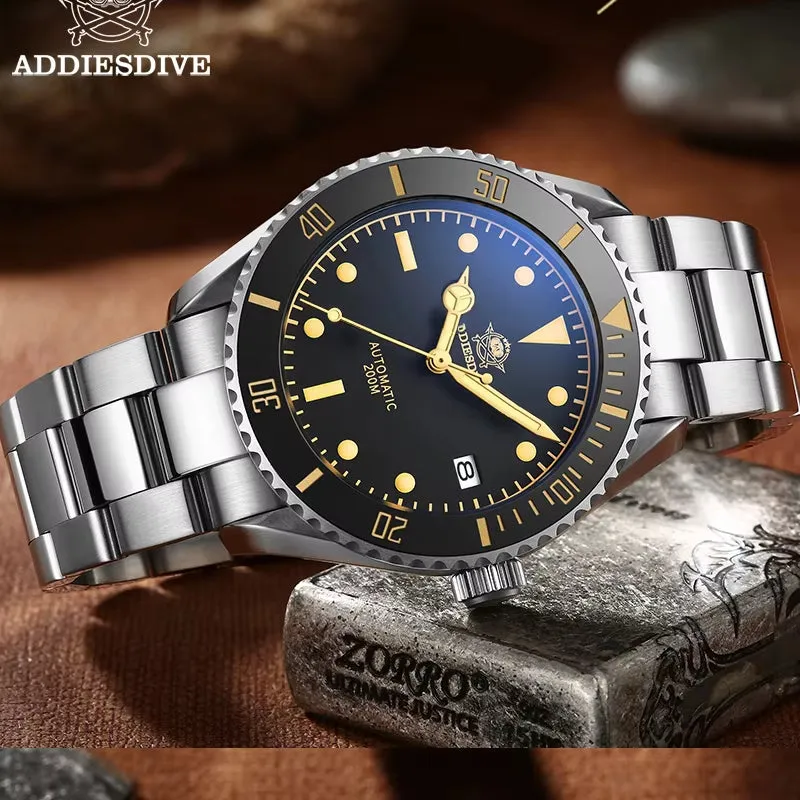 Business Vintage Leather Wrist Watch Waterproof Automatic Mechanical Steel Watch Man European American Casual Watch