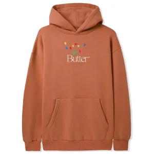Butter Goods - Bouquet Embroidered Hoodie Washed Rust