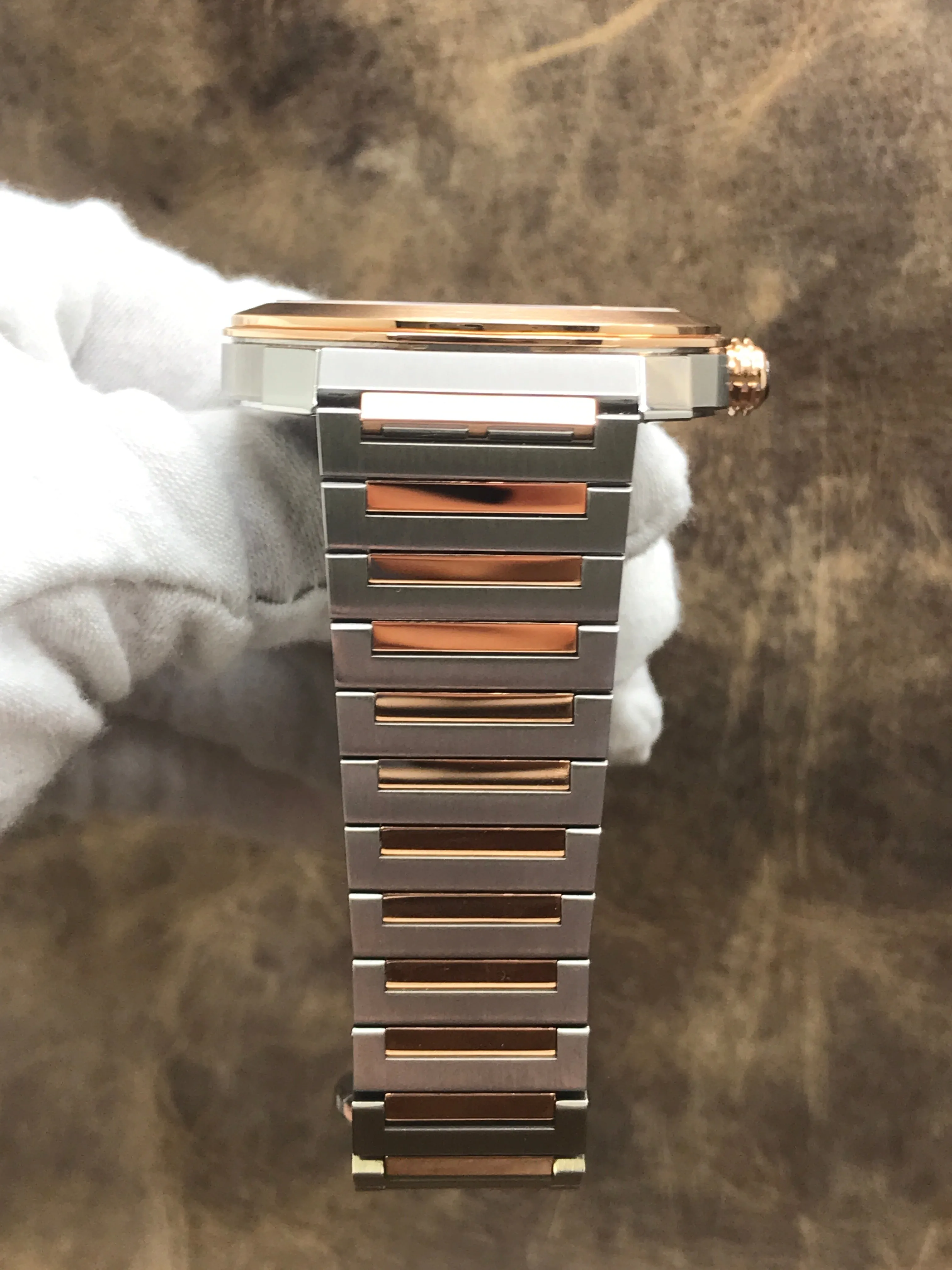 BVLGARI Octo Roma OC P 41 SG 102854 Brown Dial Automatic Men's Watch