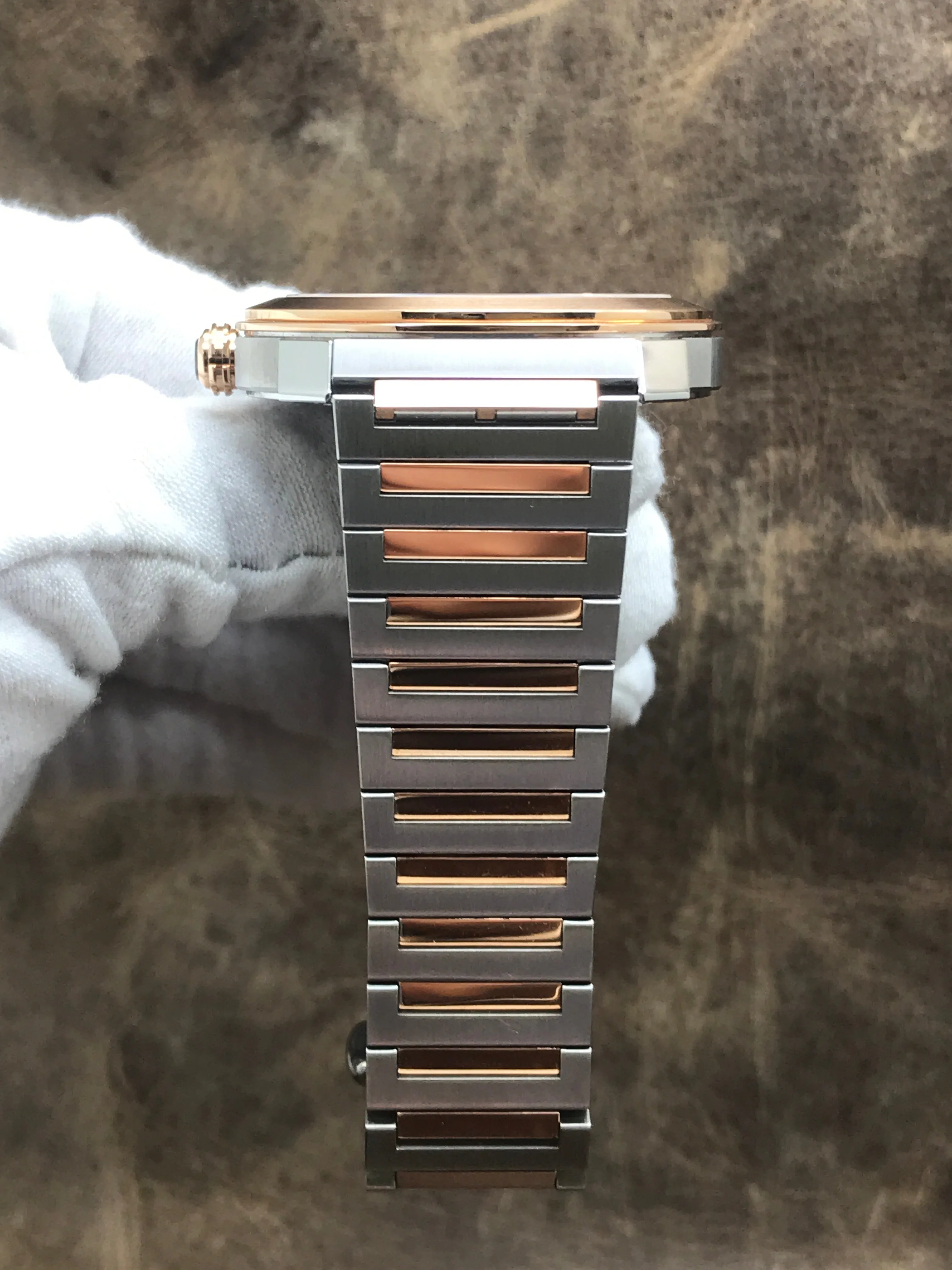 BVLGARI Octo Roma OC P 41 SG 102854 Brown Dial Automatic Men's Watch