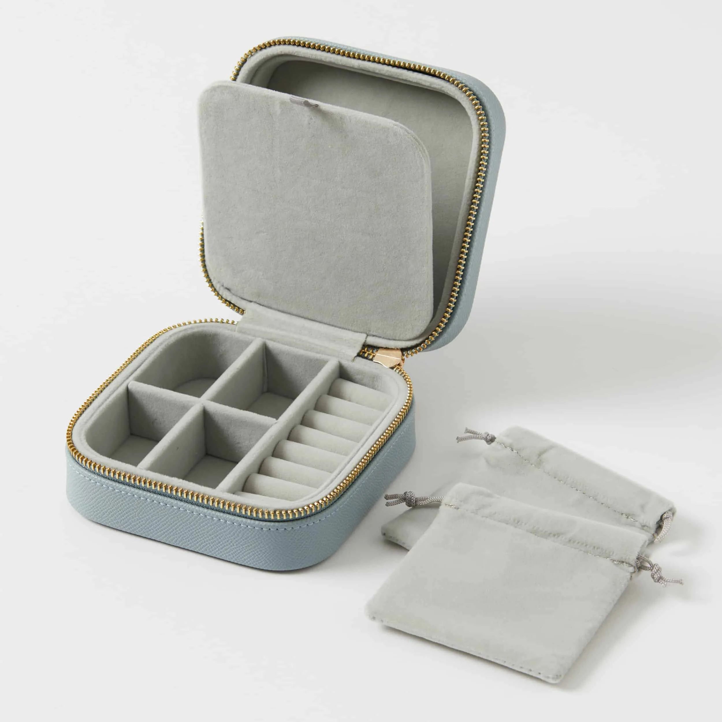 CALLA SQUARE JEWELLERY CASE | SEAFOAM