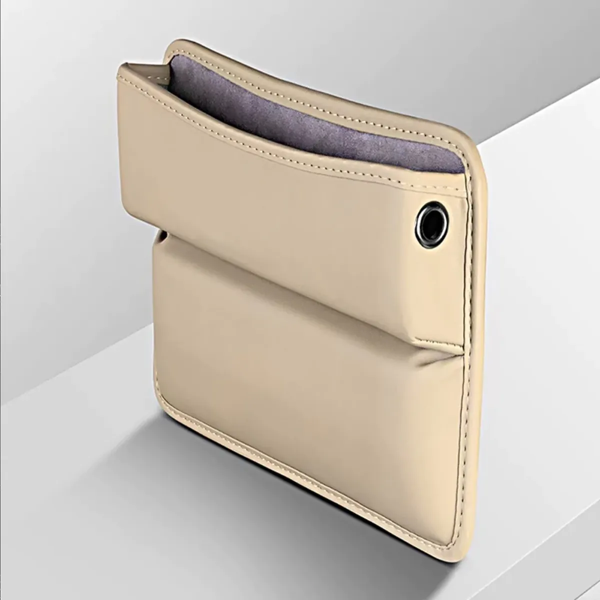 Car Seat Gap Filler Organizer, Custom-Fit For Car, Multifunctional PU Leather Console Side Pocket Organizer for Cellphones, Cards, Wallets, Keys WAMB226