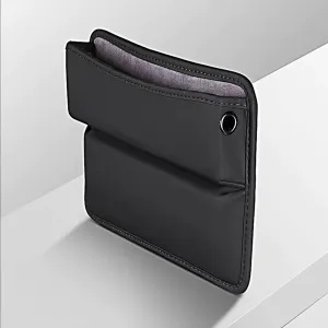 Car Seat Gap Filler Organizer, Custom-Fit For Car, Multifunctional PU Leather Console Side Pocket Organizer for Cellphones, Cards, Wallets, Keys WAMB226