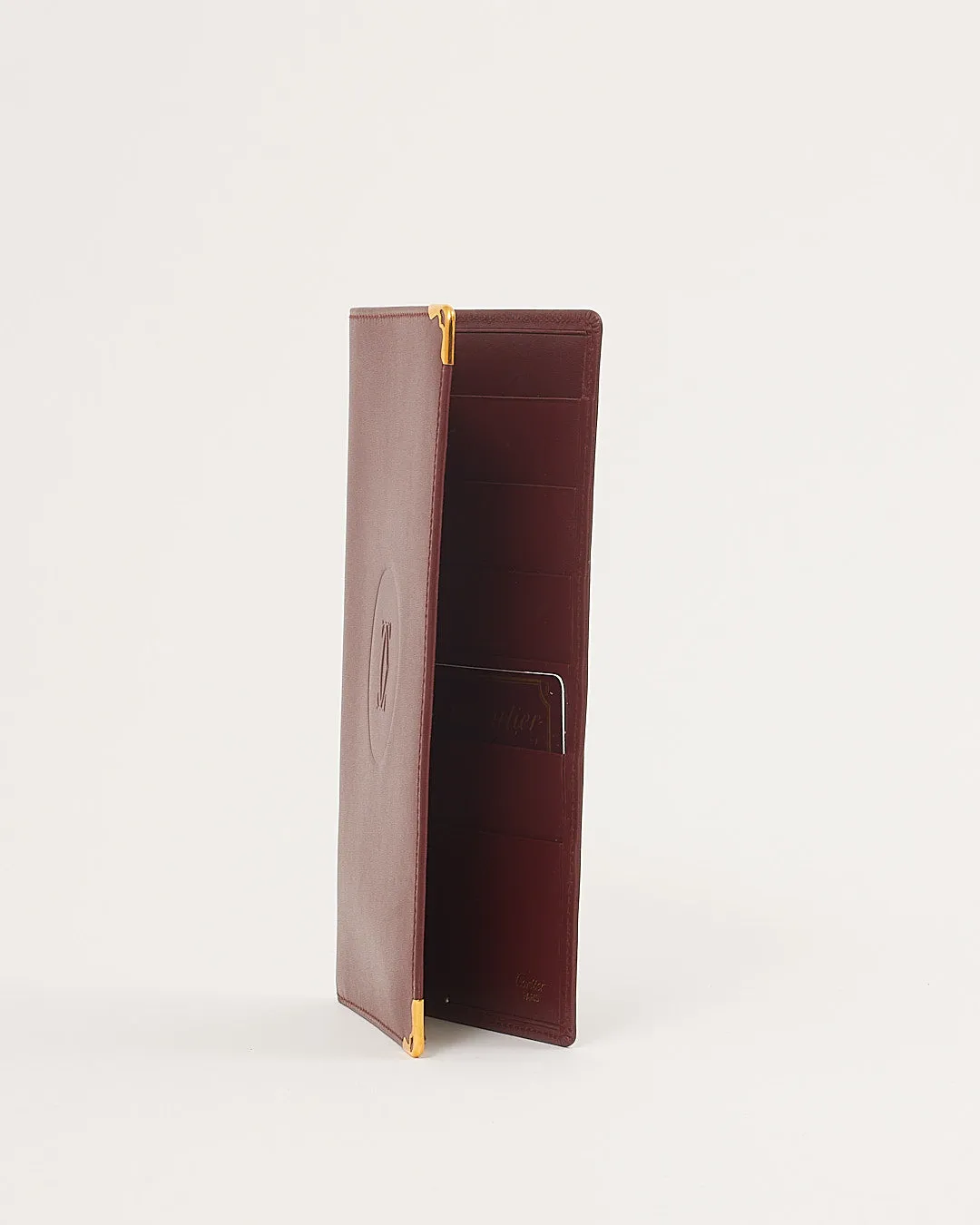 Cartier Burgundy Leather Wallet