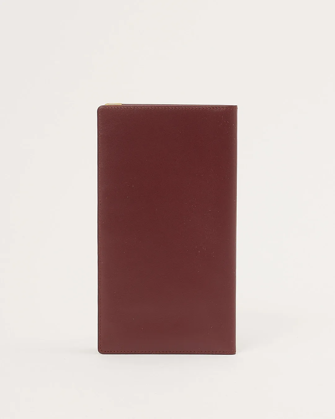 Cartier Burgundy Leather Wallet