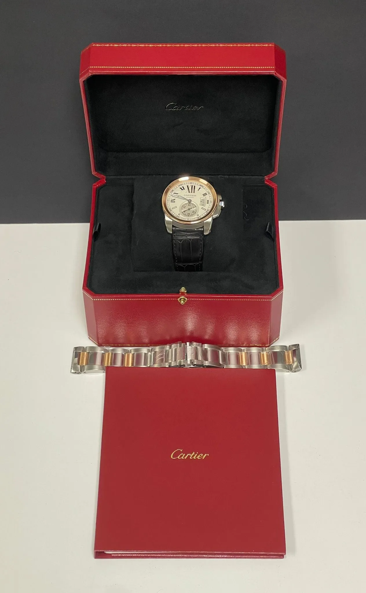 Cartier Calibre de Cartier W7100036 Silver Dial Automatic Men's Watch