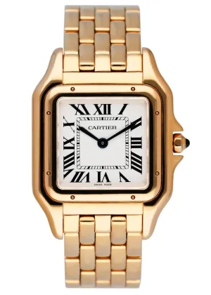Cartier Panthere Midsize WGPN0007 18K Rose Gold Ladies Watch Box & Papers