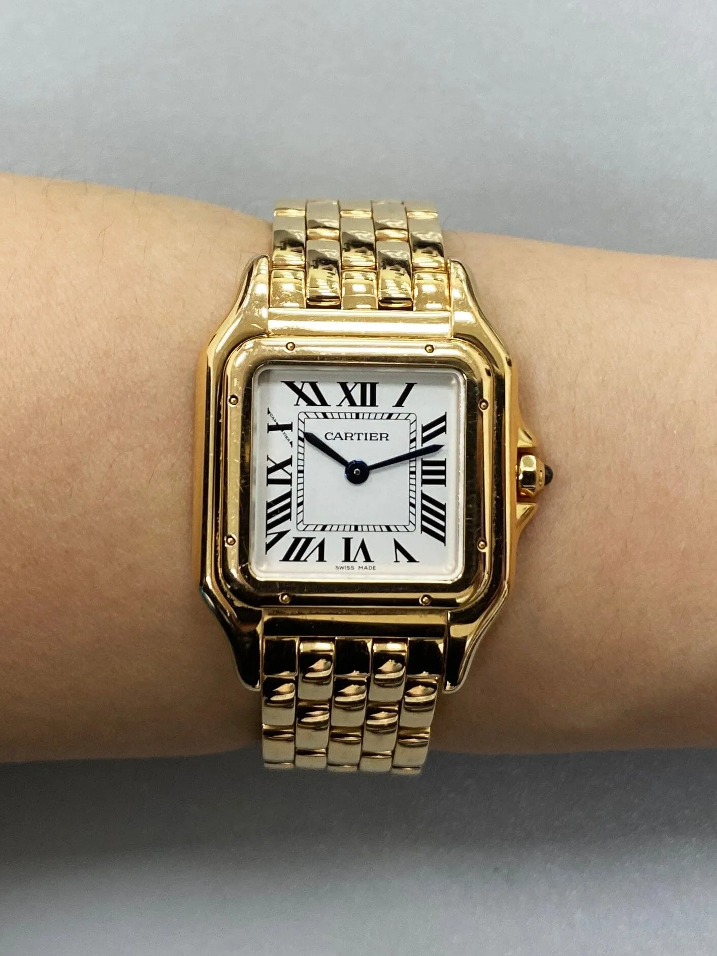 Cartier Panthere Midsize WGPN0007 18K Rose Gold Ladies Watch Box & Papers