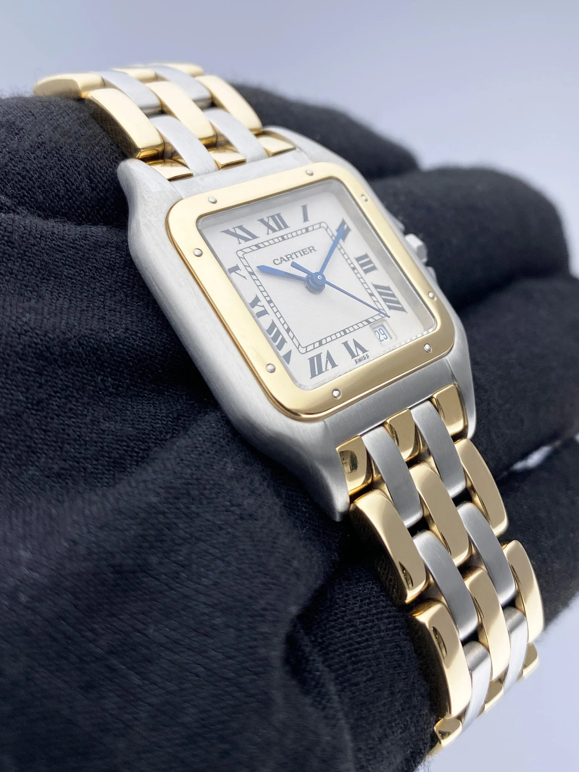 Cartier Panthere W25028B8 Three Row Midsize Ladies Watch