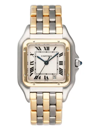 Cartier Panthere W25028B8 Three Row Midsize Ladies Watch