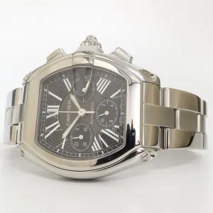 Cartier Roadster Chronograph Black Dial Stainless Steel Automatic W62020X6 2618