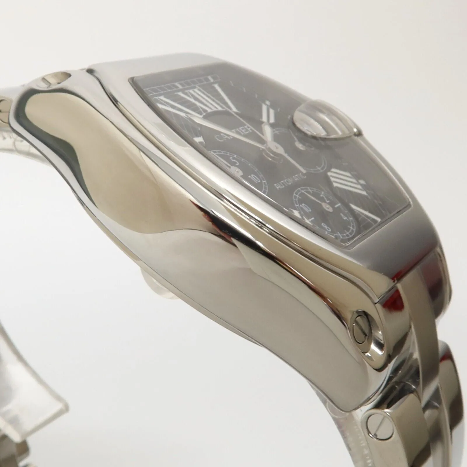 Cartier Roadster Chronograph Black Dial Stainless Steel Automatic W62020X6 2618