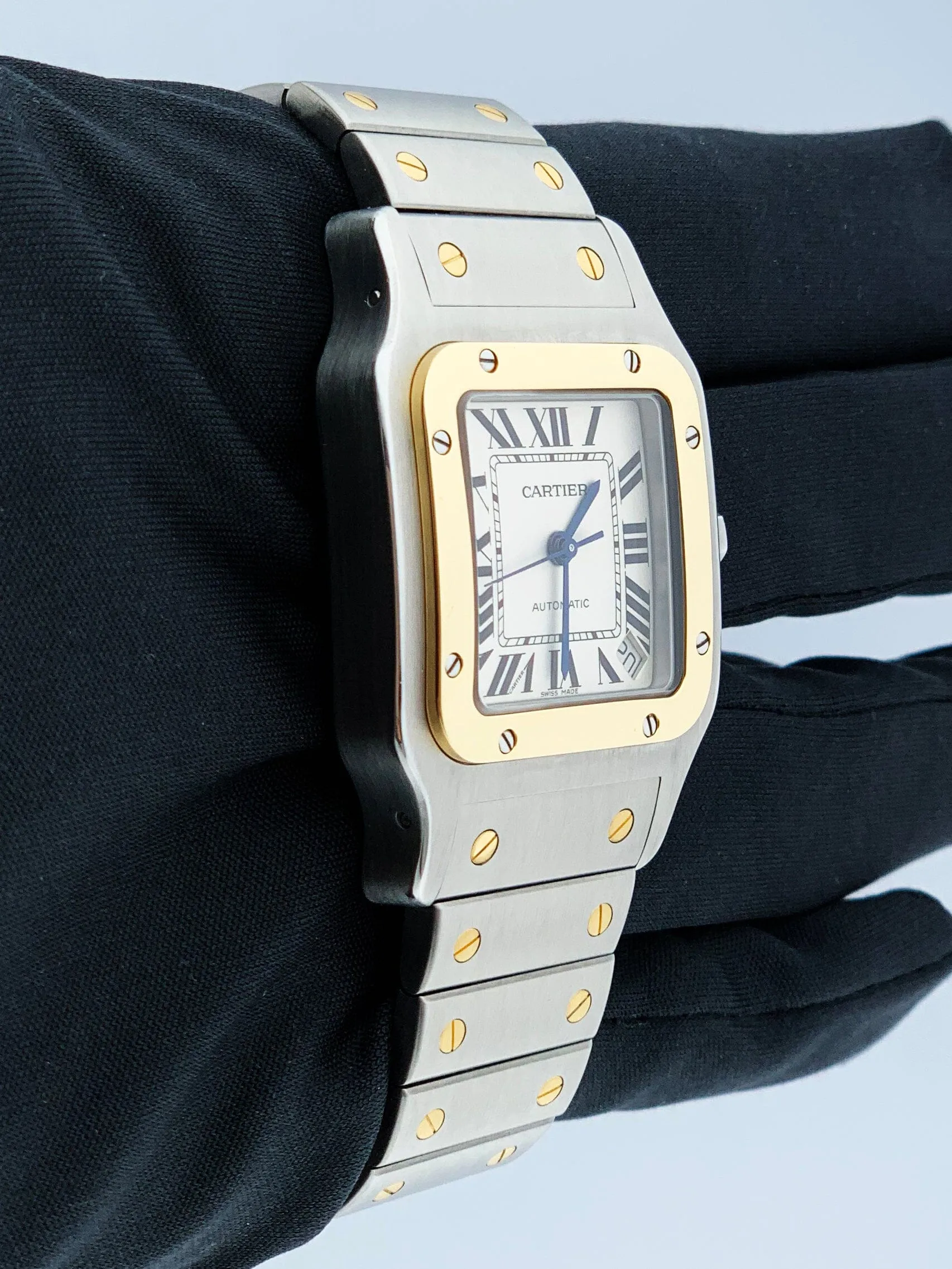 Cartier Santos Galbee W20099C4 Two-Tone Mens Watch