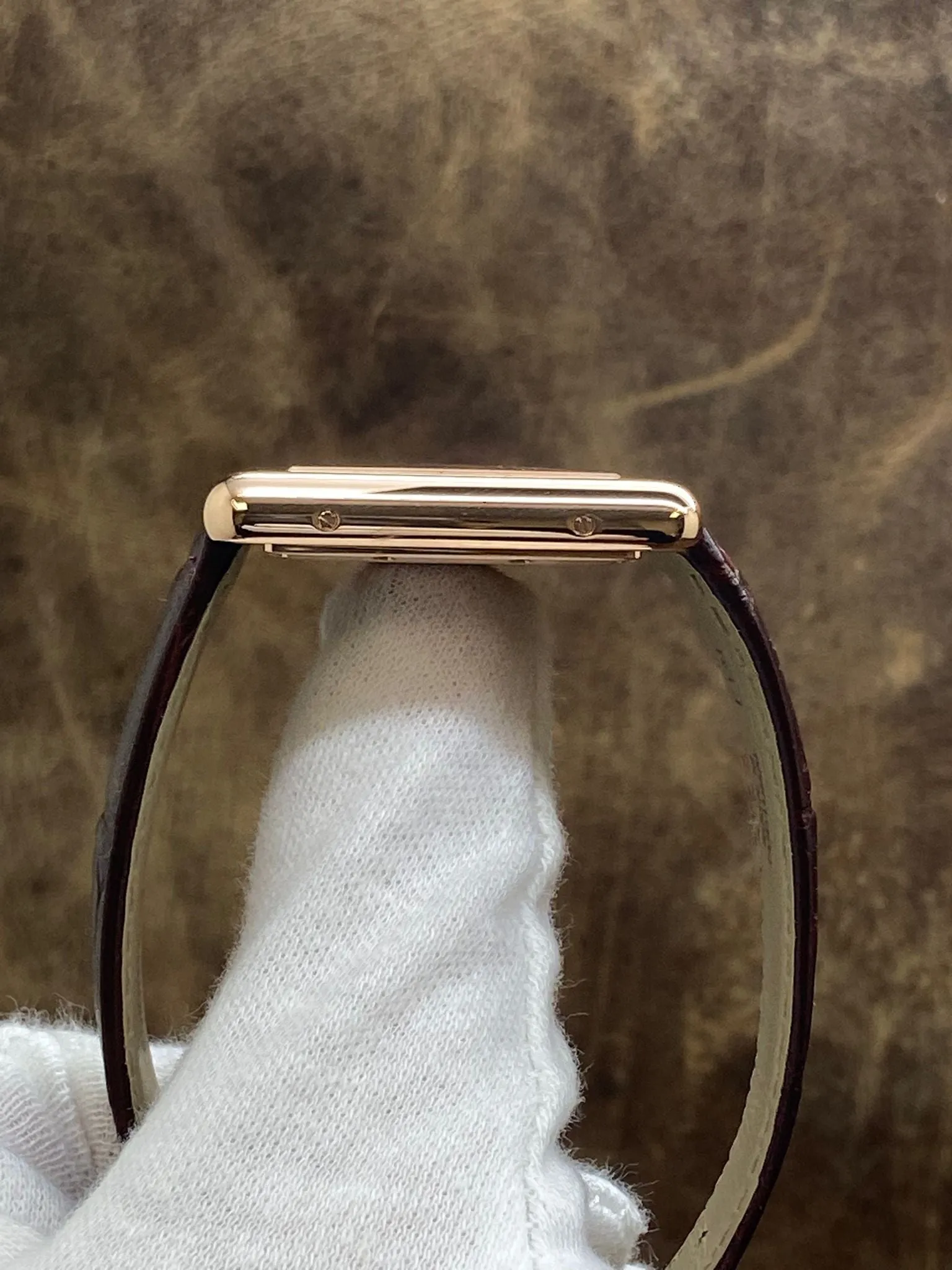 Cartier Tank Louis Cartier Large 25,5mm WGTA0011  Silver Dial Hand Wind Watch