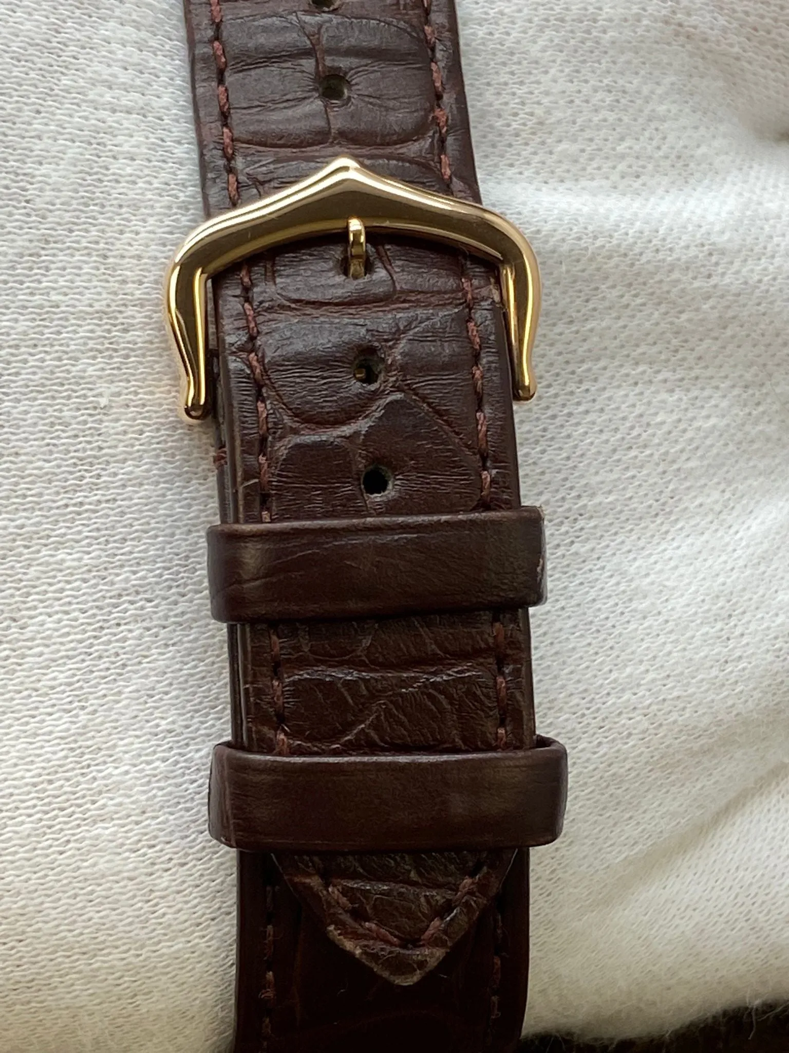 Cartier Tank Louis Cartier Large 25,5mm WGTA0011  Silver Dial Hand Wind Watch