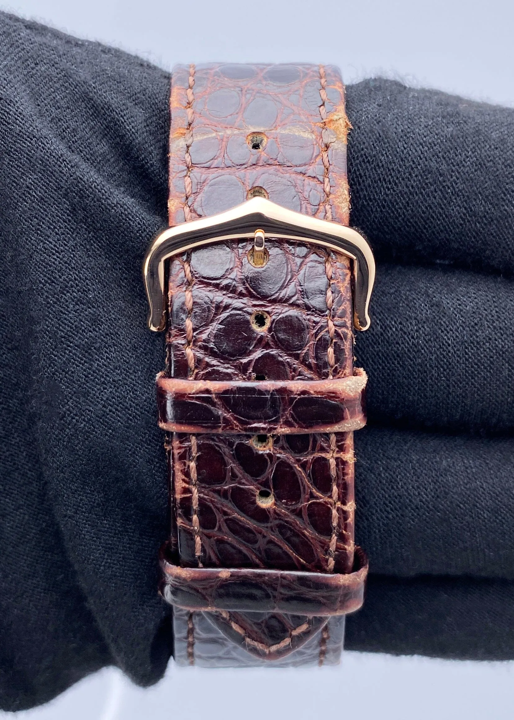 Cartier Tank Solo W5200025 18K Rose Gold Mens Watch Box Papers