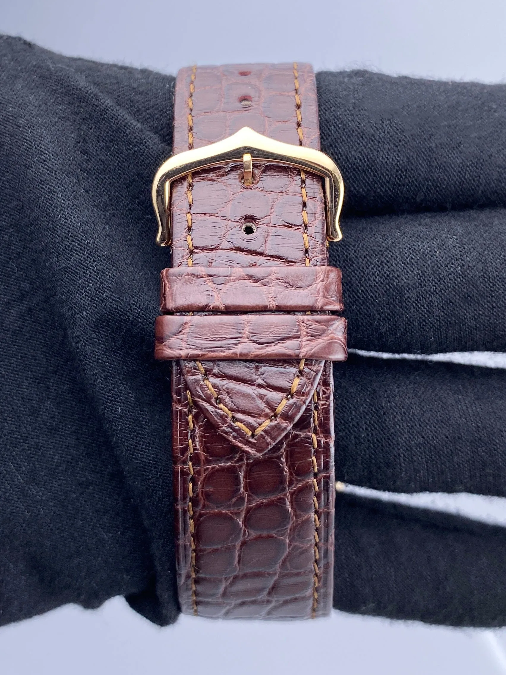 Cartier Tank Solo W5200025 18K Rose Gold Mens Watch