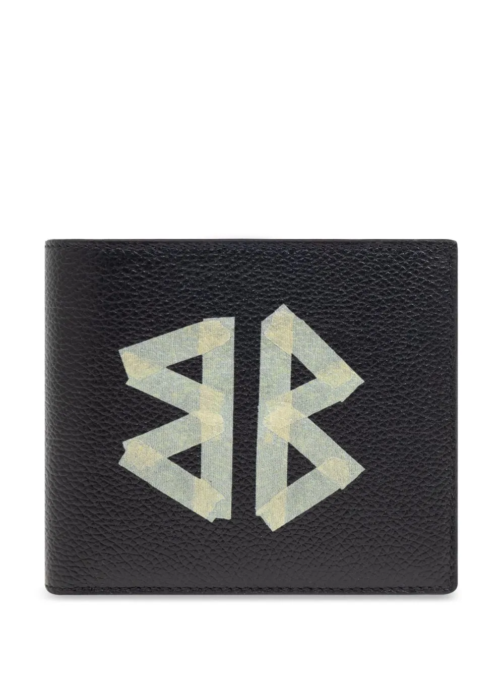 Cash tape type leather square wallet