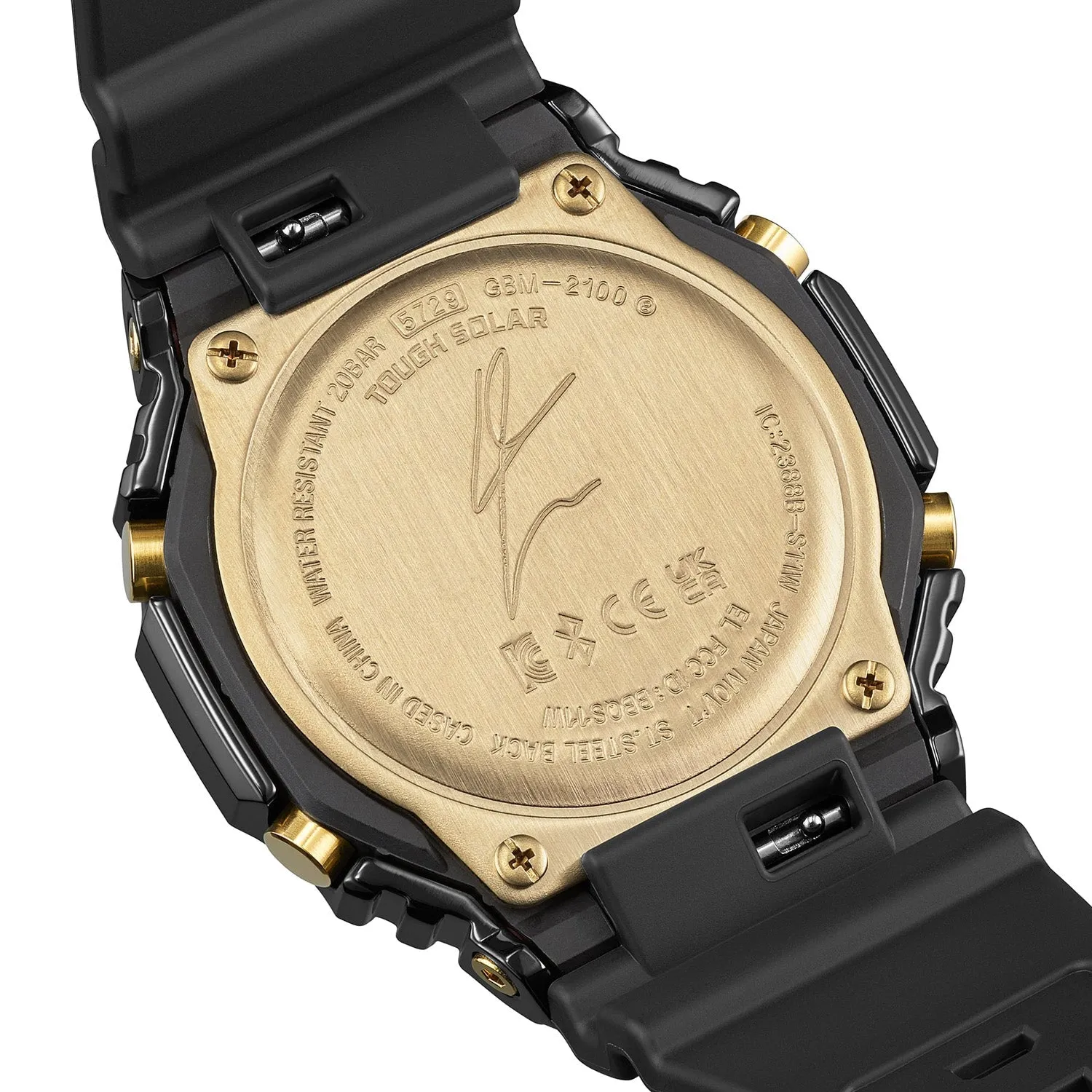 Casio G-Shock Rui Hachimura Black Gold GBM2100RH-1A