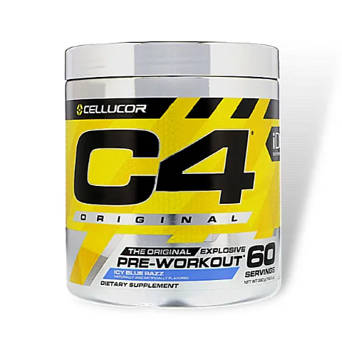 Cellucor C4 PRE-WORKOUT (390g) 60 Servings Icy Blue Raz EXP Jun 2026