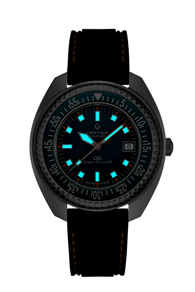 Certina DS SUPER PH1000M STC Teal Dial 43.5mm Men's Watch C0249071704110