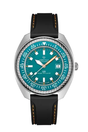 Certina DS SUPER PH1000M STC Teal Dial 43.5mm Men's Watch C0249071704110