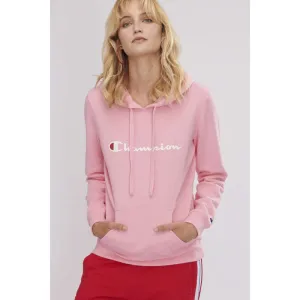 CHAMPION WOMENS SCRIPT HOODIE COOL MUM