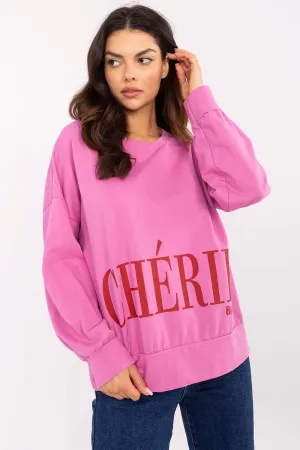 Chic Comfort Long-Sleeve Blouse – Soft Cotton Blend with Trendy Statement Detail