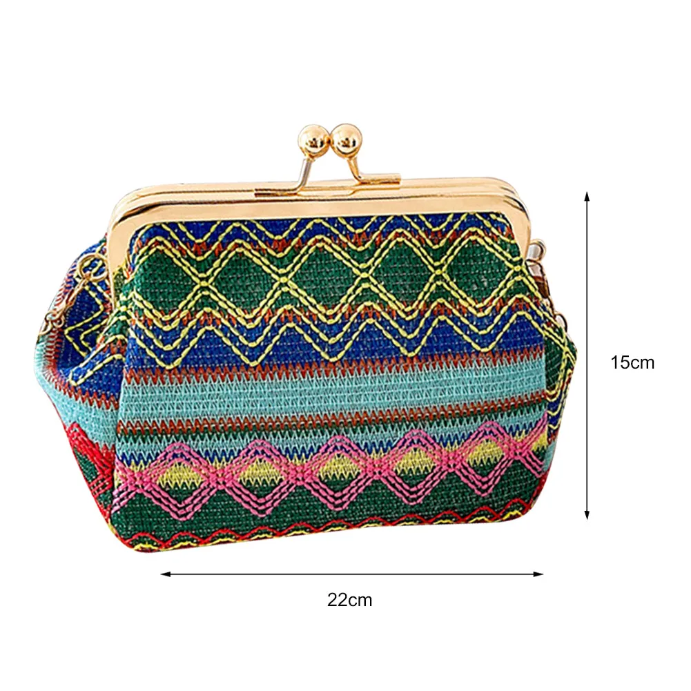 Chic Summer Straw Crossbody Clutches