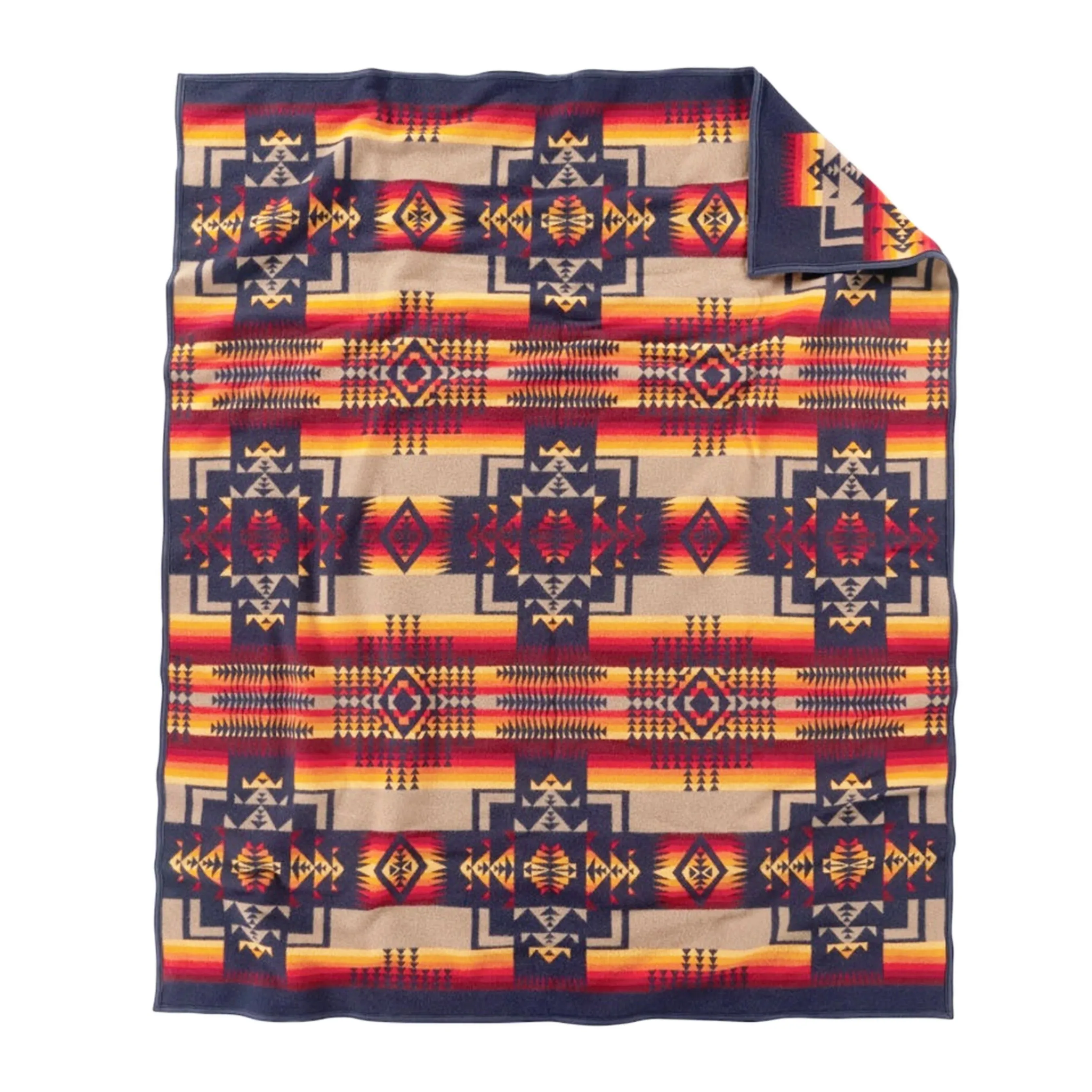 Chief Joseph Blanket - Indigo