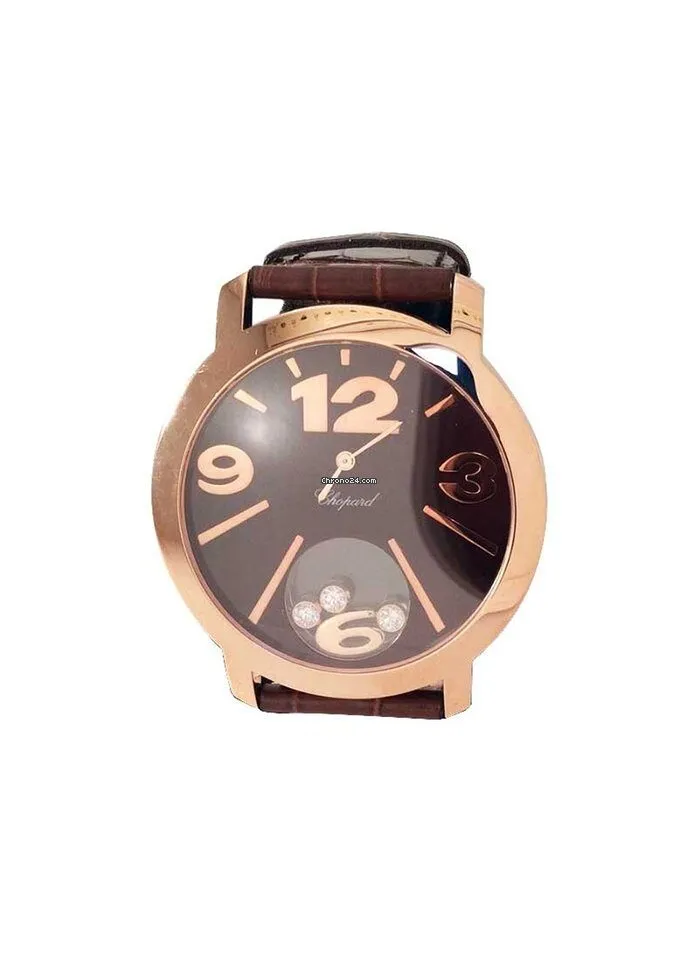 Chopard Happy Diamonds Brown Dial Ladies Watch 207449-5002