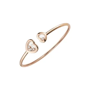 Chopard Happy Diamonds Icons 18ct Rose Gold Heart Bangle