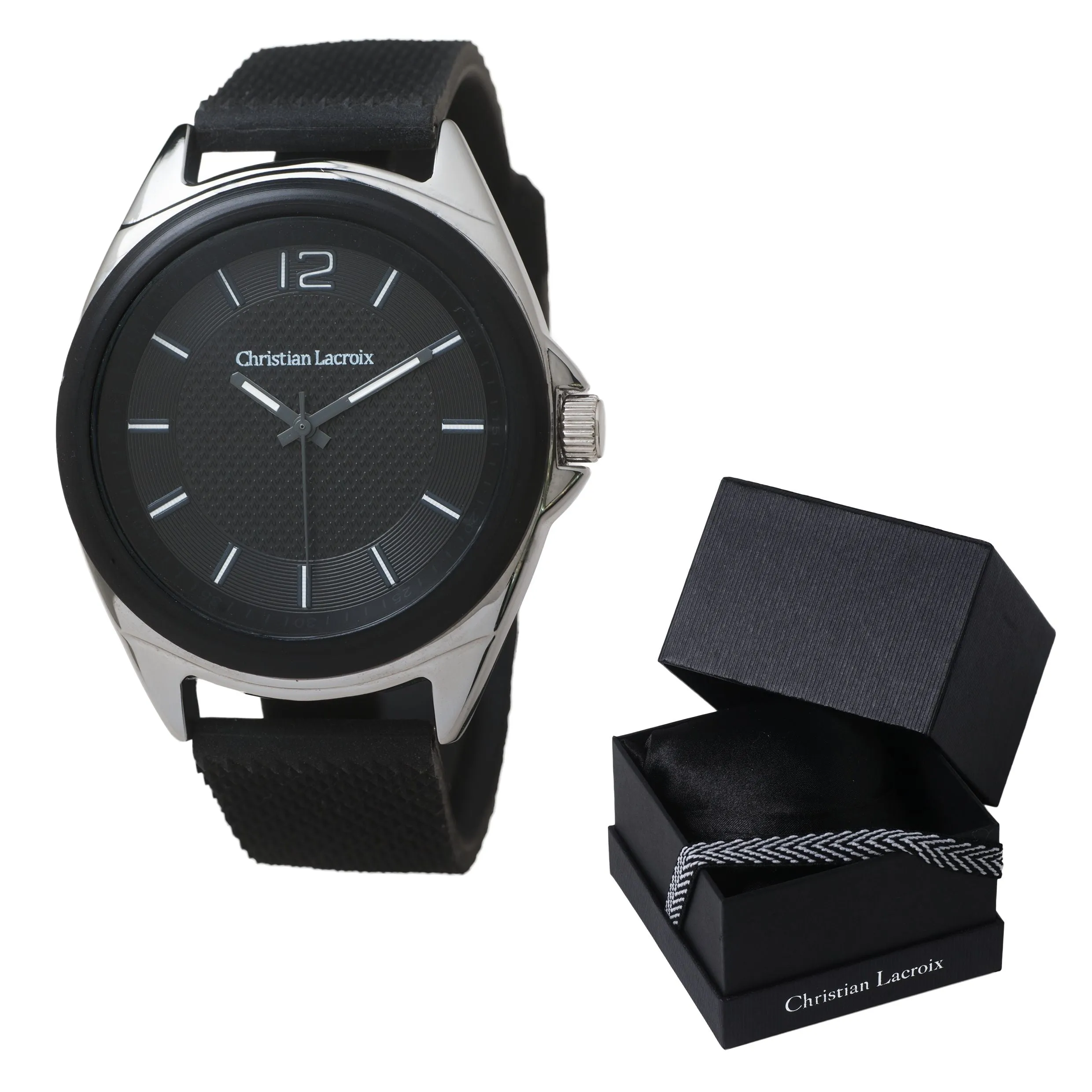 Christian Lacroix LMN418-Watch Rhombe Rubber