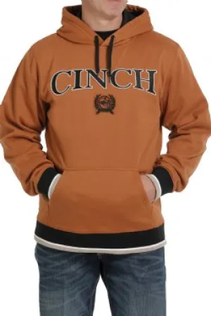 CLMWK1206019 Cinch Pullover Hoodie - Cinch Logo- Rust