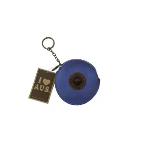 Coin Purse Key Chain Round Kangaroo Badge