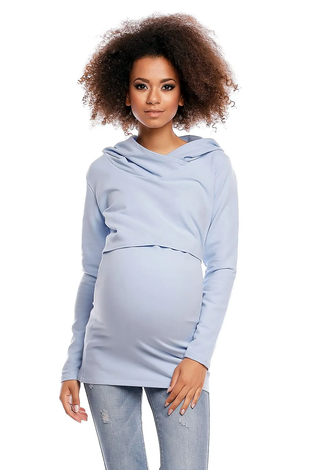 Cozy & Sporty Maternity Hoodie – Ultimate Comfort for Moms-to-Be