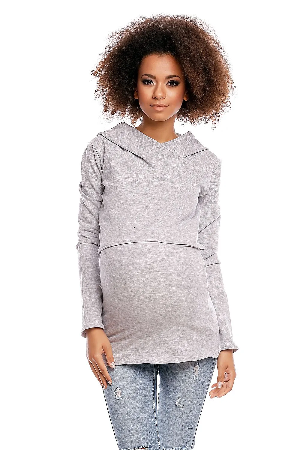 Cozy & Sporty Maternity Hoodie – Ultimate Comfort for Moms-to-Be