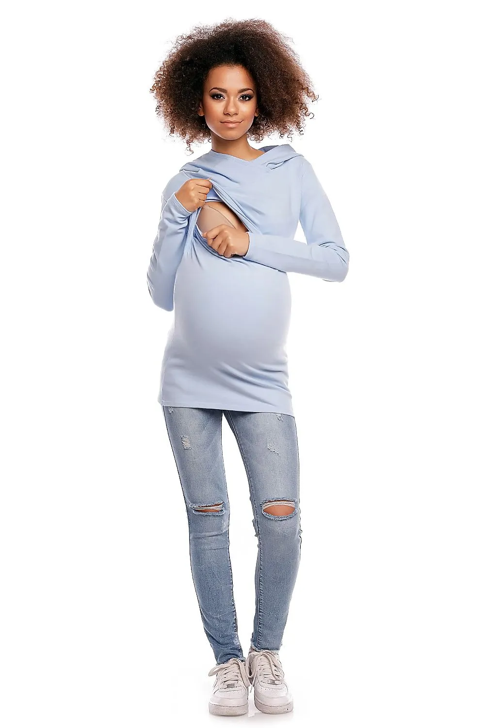 Cozy & Sporty Maternity Hoodie – Ultimate Comfort for Moms-to-Be