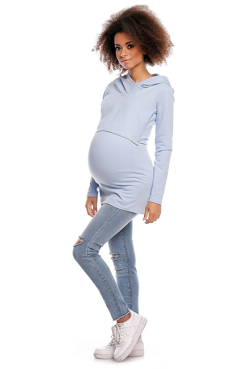 Cozy & Sporty Maternity Hoodie – Ultimate Comfort for Moms-to-Be
