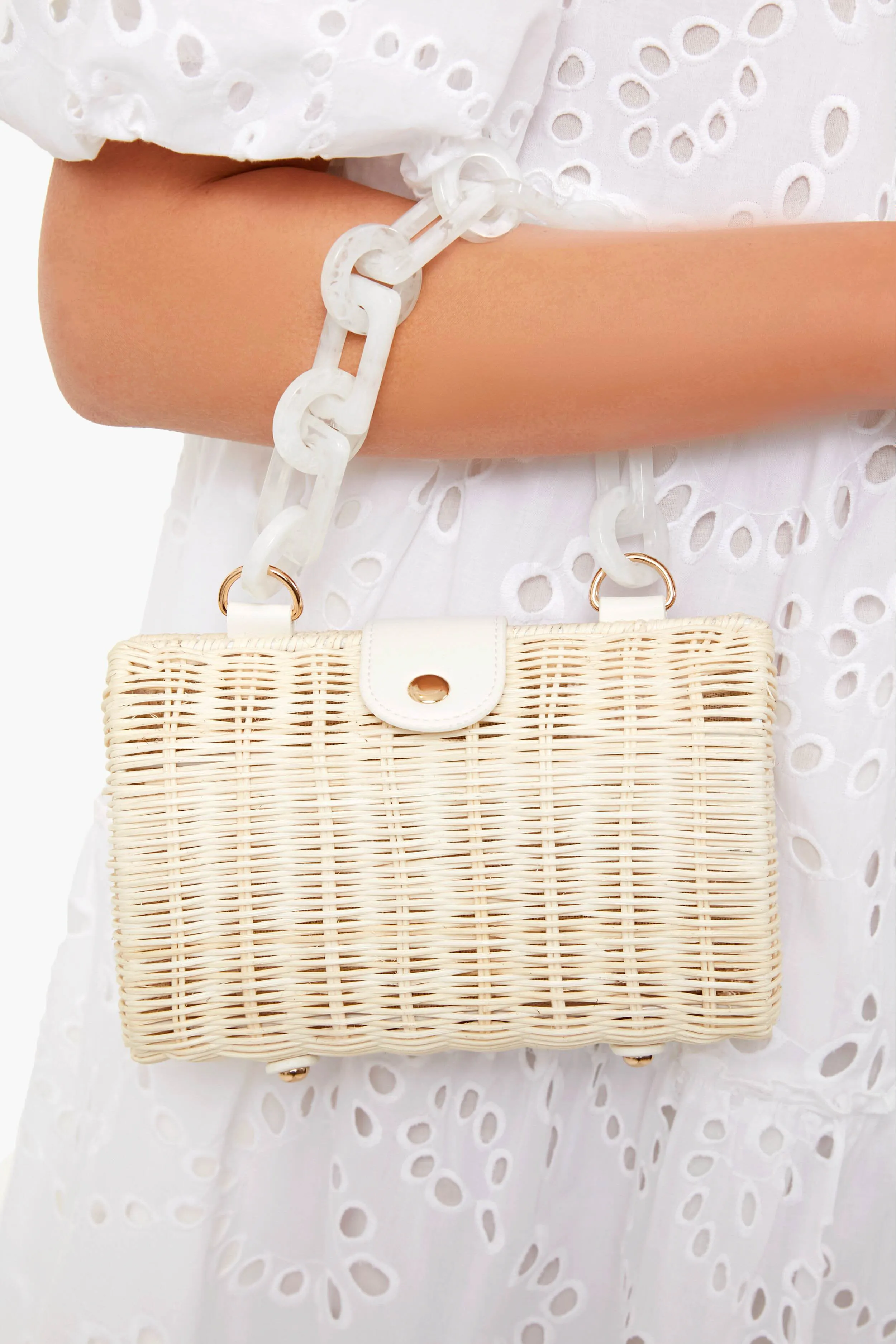 Cream Page Clutch