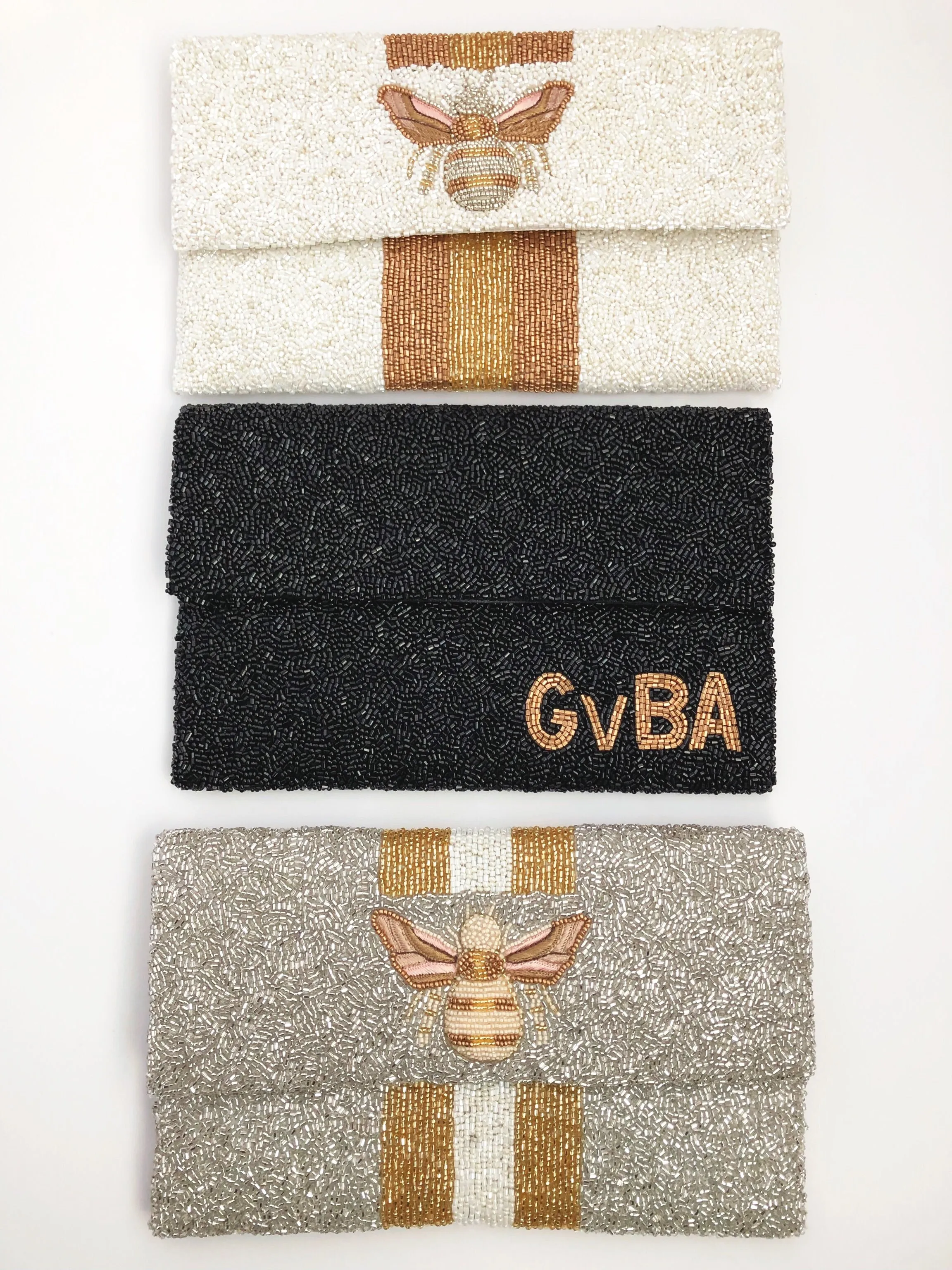 Custom Beaded Clutch - LARGER SIZE