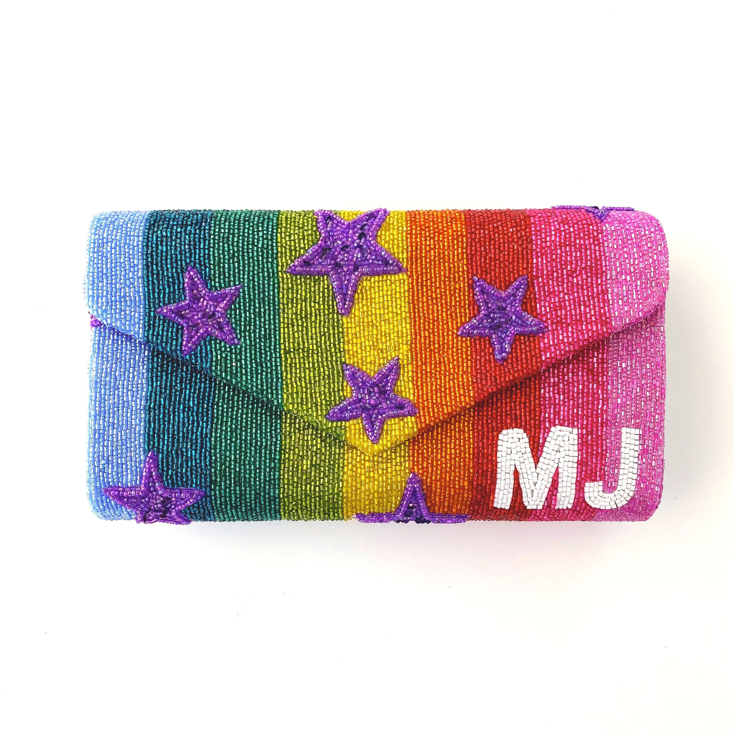 Custom Beaded Clutch - LARGER SIZE