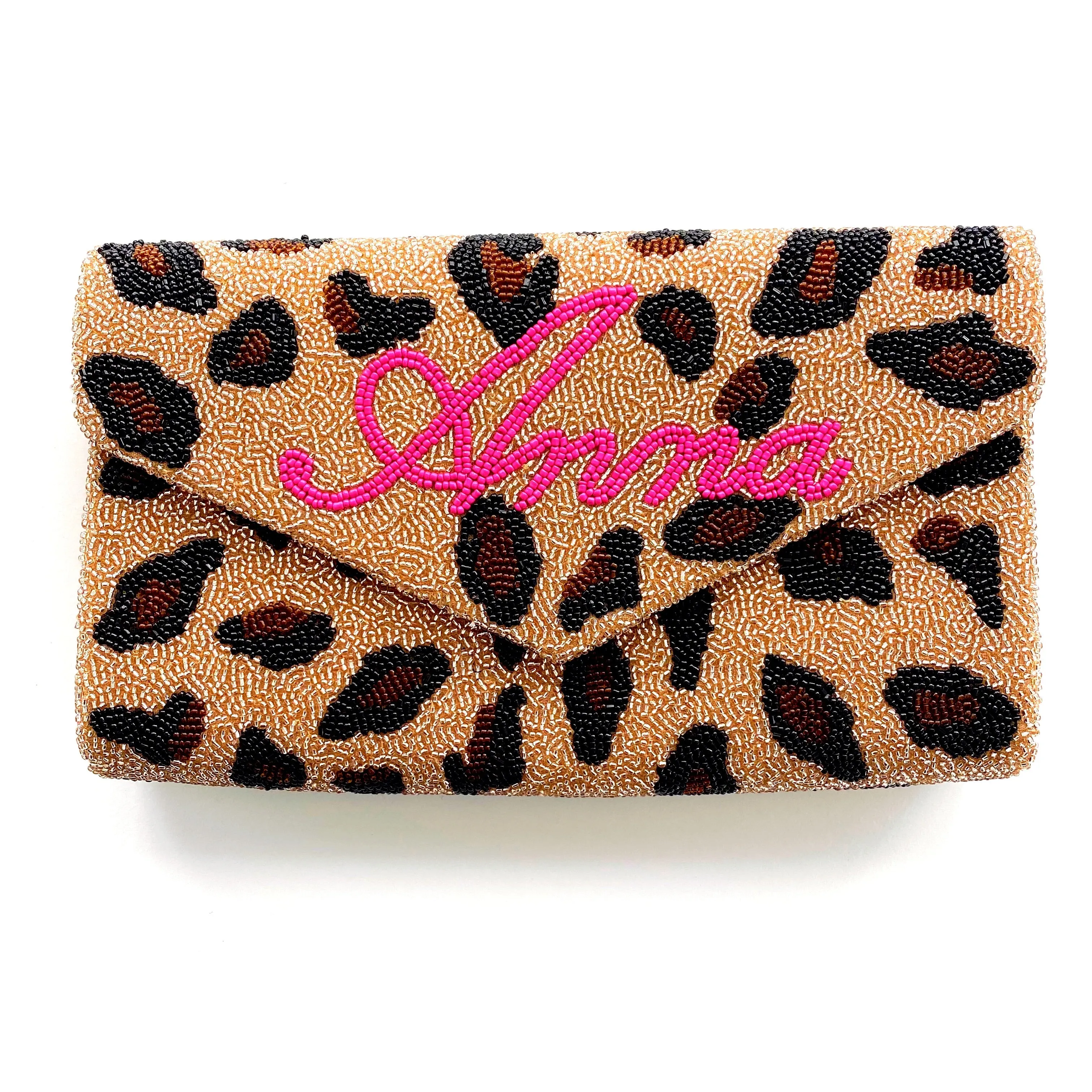 Custom Beaded Clutch - LARGER SIZE