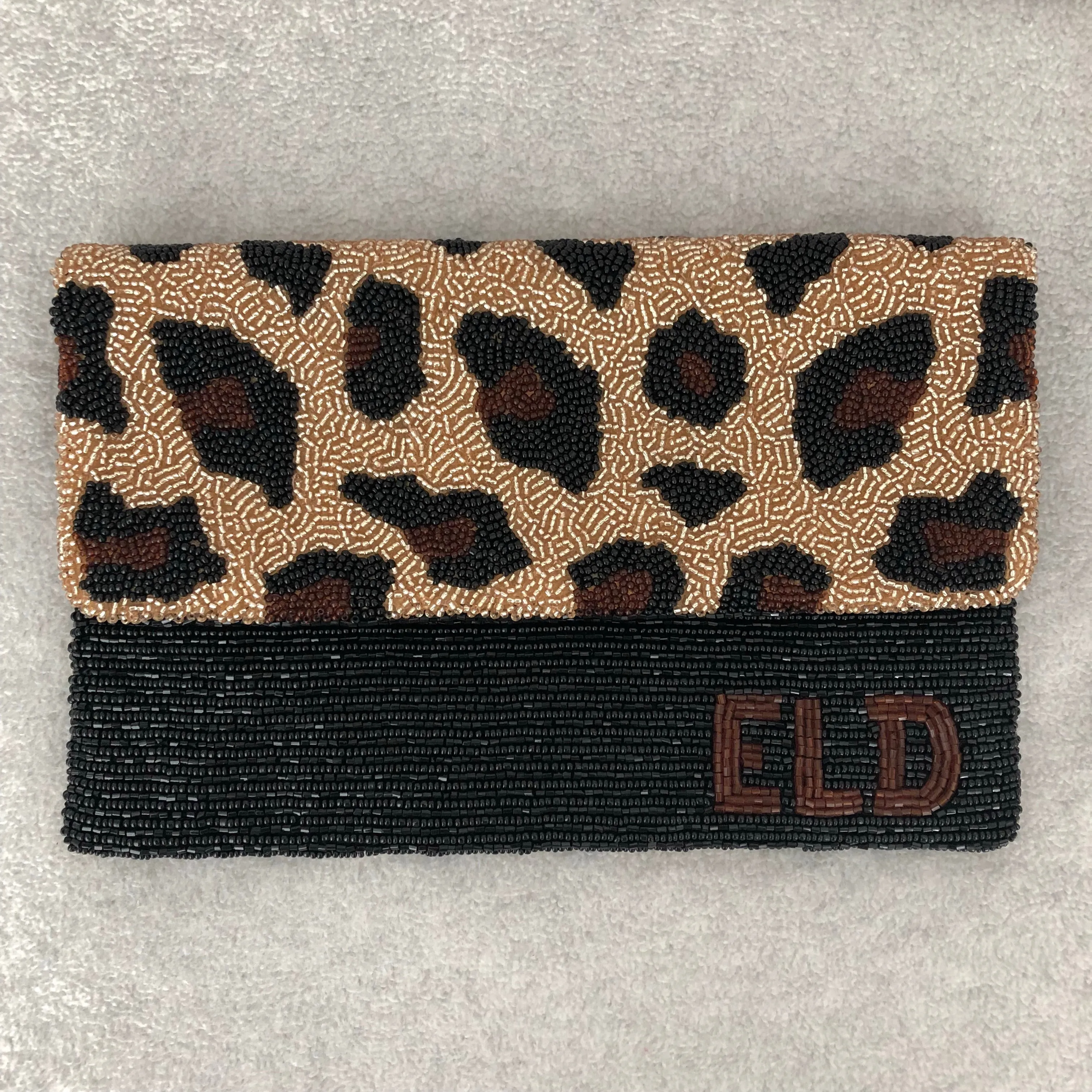 Custom Beaded Clutch - LARGER SIZE