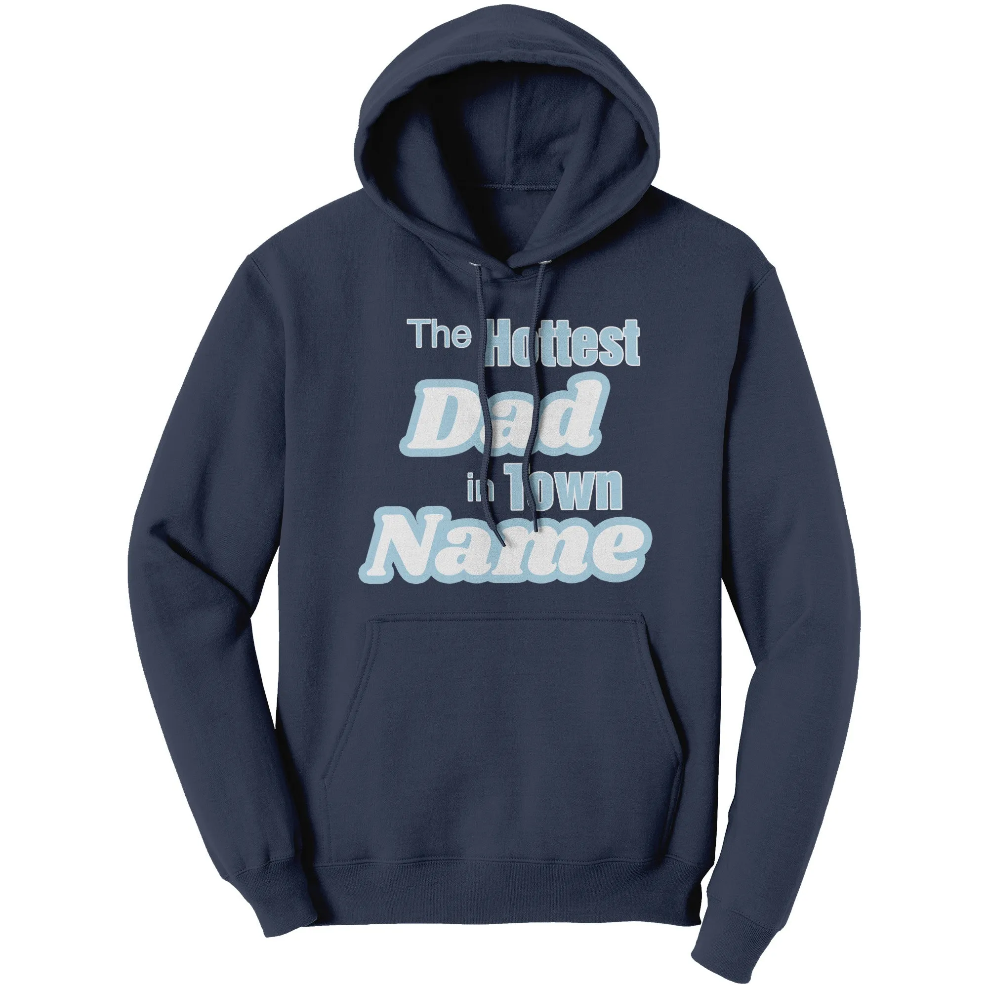 Cute Dad Hoodie, Personalized Hoodie With Name, Hottest Dad Sweater, Custom Hoodie For Dad Christmas Hoodie, Papa Hoodie, Family Hoodies