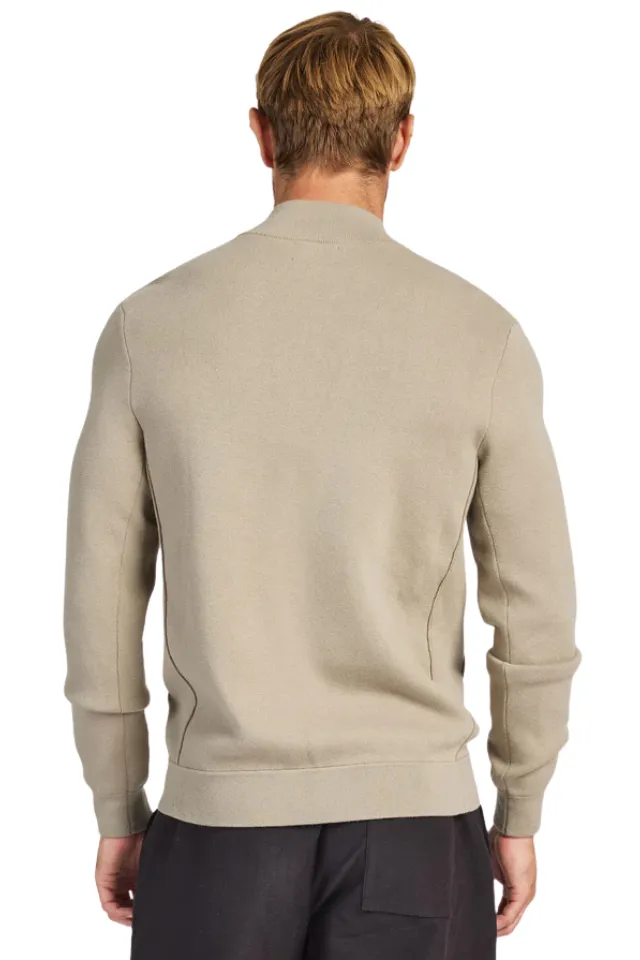 Danzer 1/4 Zip Knit - Military Sage